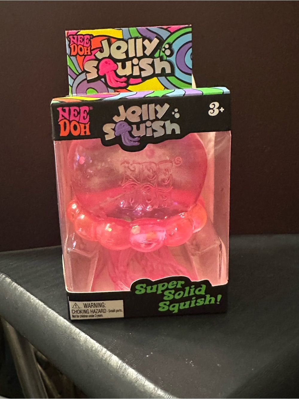 Jelly Squish Kids Pink Super-Solid Sensory Toy